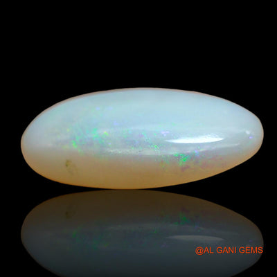 Natural Fire Opal Gemstone 3.00 Cts Loose Oval Cabochon From Australia 15x8x4 mm AD-896