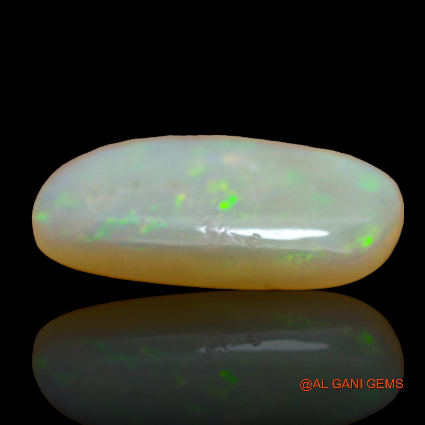 3.00 Cts Natural Australian Fire Opal Loose Gemstone Oval Cabochon 15x8x2 mm AD-897