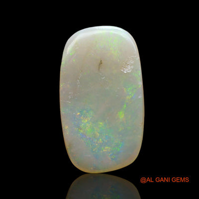 3.00 Cts Natural Australian Fire Opal Loose Gemstone Oval Cabochon 15x8x2 mm AD-897