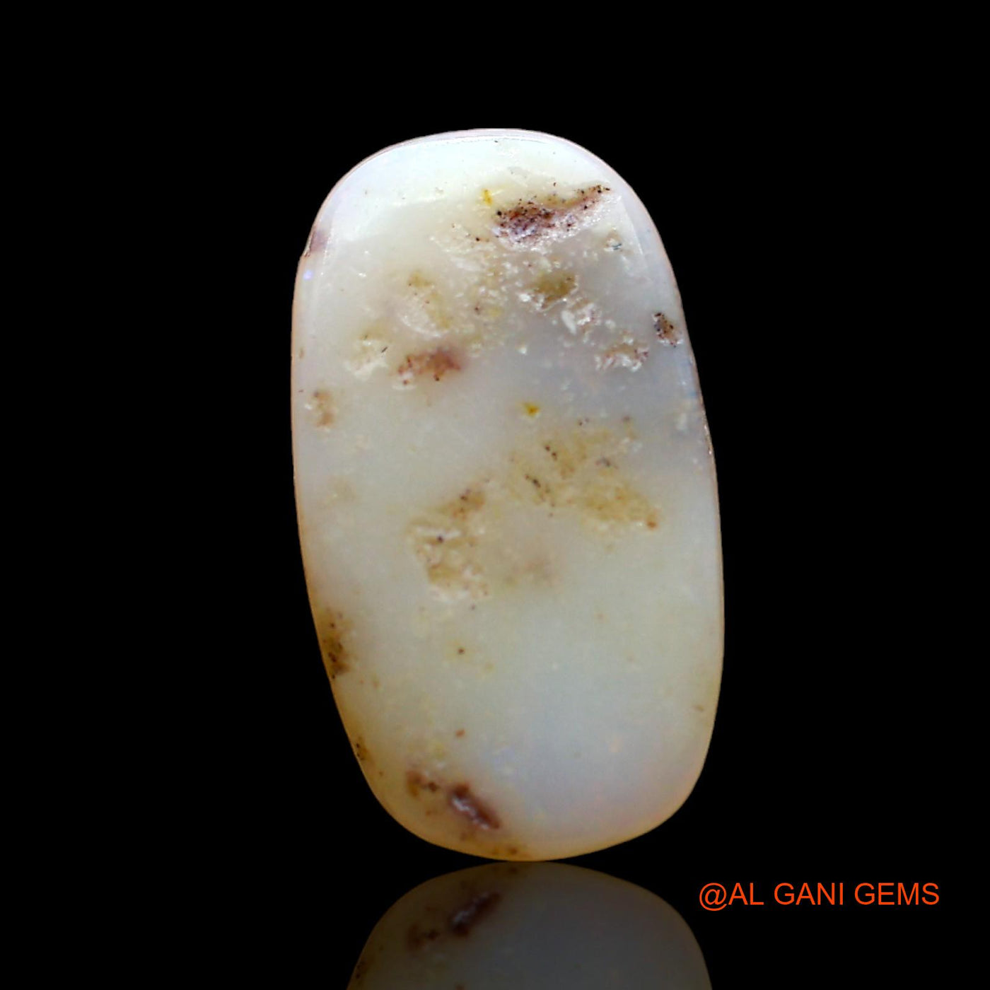 3.00 Cts Natural Australian Fire Opal Oval Cabochon Loose Gemstone For Jewelry 15x8x3 mm AD-898