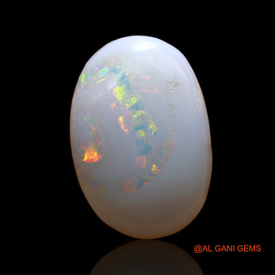 Natural Untreated Fire Opal Loose Gemstone Oval Cabochon From Australia 3.00 Cts 14x9x3 mm AD-89