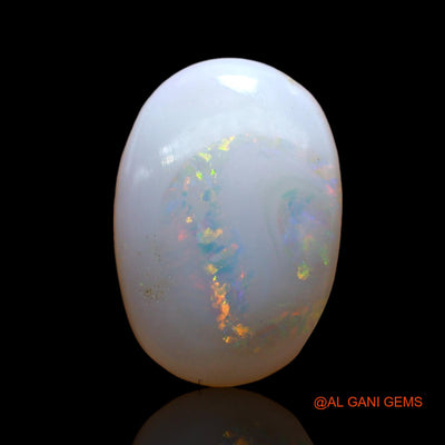 Natural Untreated Fire Opal Loose Gemstone Oval Cabochon From Australia 3.00 Cts 14x9x3 mm AD-89