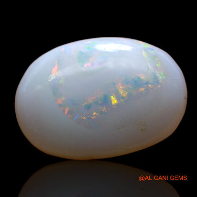 Natural Untreated Fire Opal Loose Gemstone Oval Cabochon From Australia 3.00 Cts 14x9x3 mm AD-89