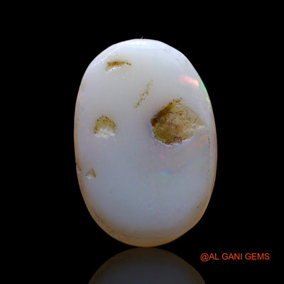 Natural Untreated Fire Opal Loose Gemstone Oval Cabochon From Australia 3.00 Cts 14x9x3 mm AD-89