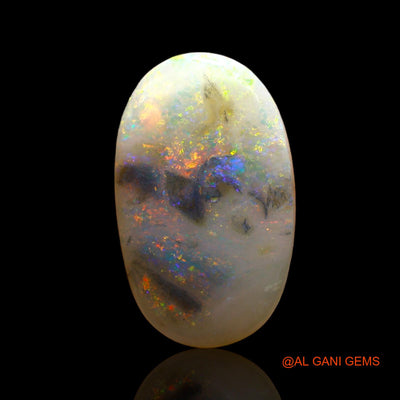 5.00 Cts Natural Australian Fire Opal Loose Gemstone Oval Cabochon 18x11x3 mm AD-8