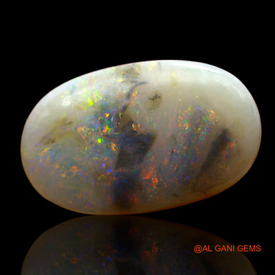 5.00 Cts Natural Australian Fire Opal Loose Gemstone Oval Cabochon 18x11x3 mm AD-8