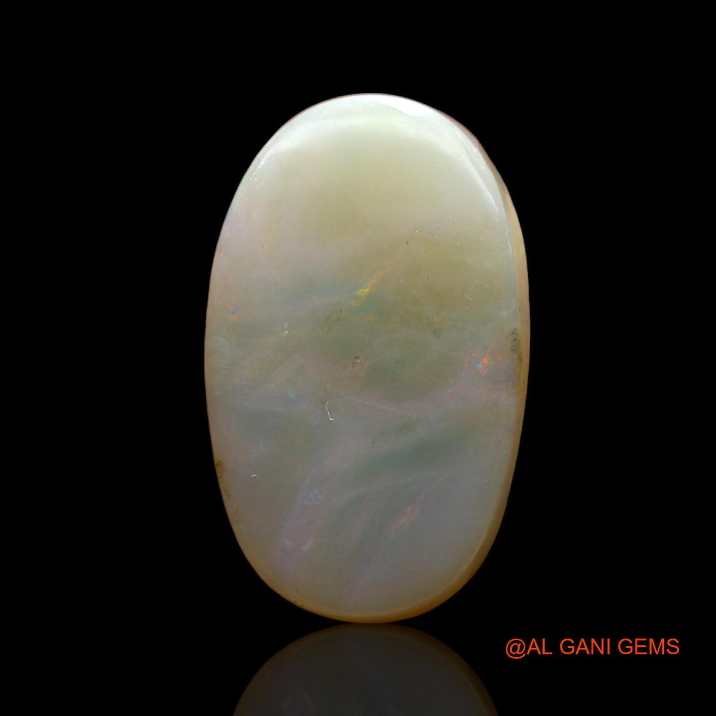 5.00 Cts Natural Australian Fire Opal Loose Gemstone Oval Cabochon 18x11x3 mm AD-8