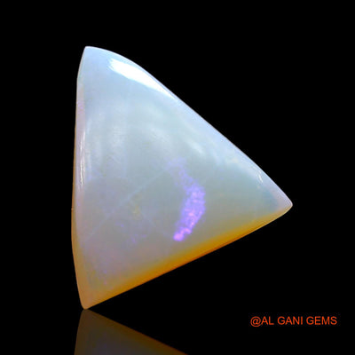 Natural Untreated Fire Opal Loose Gemstone Trillion Cabochon From Australia 2.00 Cts 12x11x4 mm AD-900