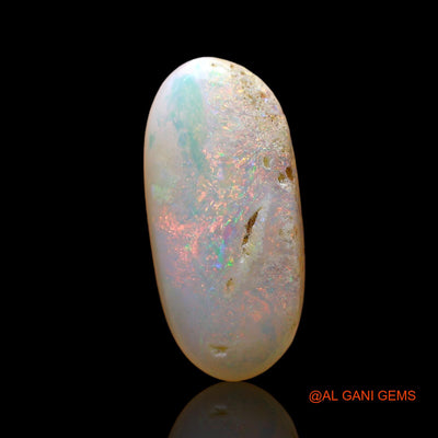 2.00 Cts Natural Australian Fire Opal Loose Gemstone Oval Cabochon 16x7x3 mm AD-901