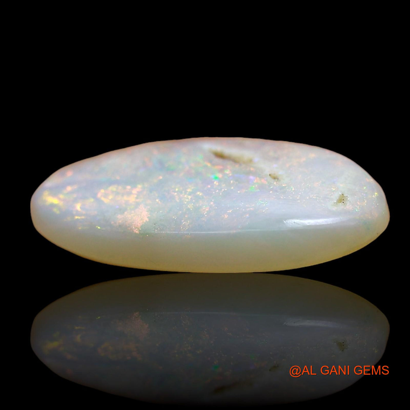 2.00 Cts Natural Australian Fire Opal Loose Gemstone Oval Cabochon 16x7x3 mm AD-901
