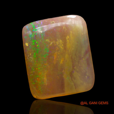 Natural Untreated Fire Opal Loose Gemstone Square Cabochon From Australia 2.00 Cts 12x10x2 mm AD-902