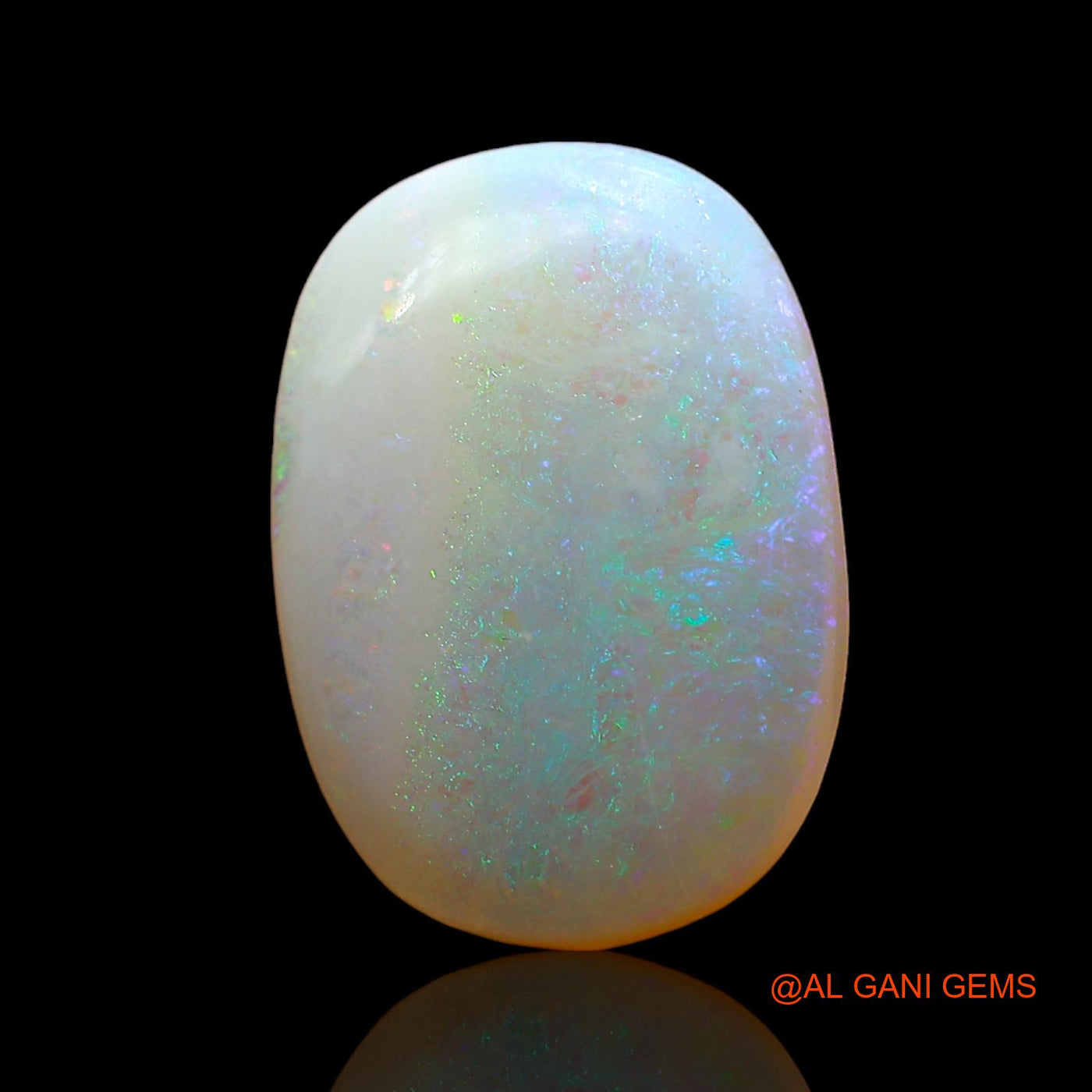 3.00 Cts Natural Australian Fire Opal Loose Gemstone Oval Cabochon 14x10x3 mm AD-903