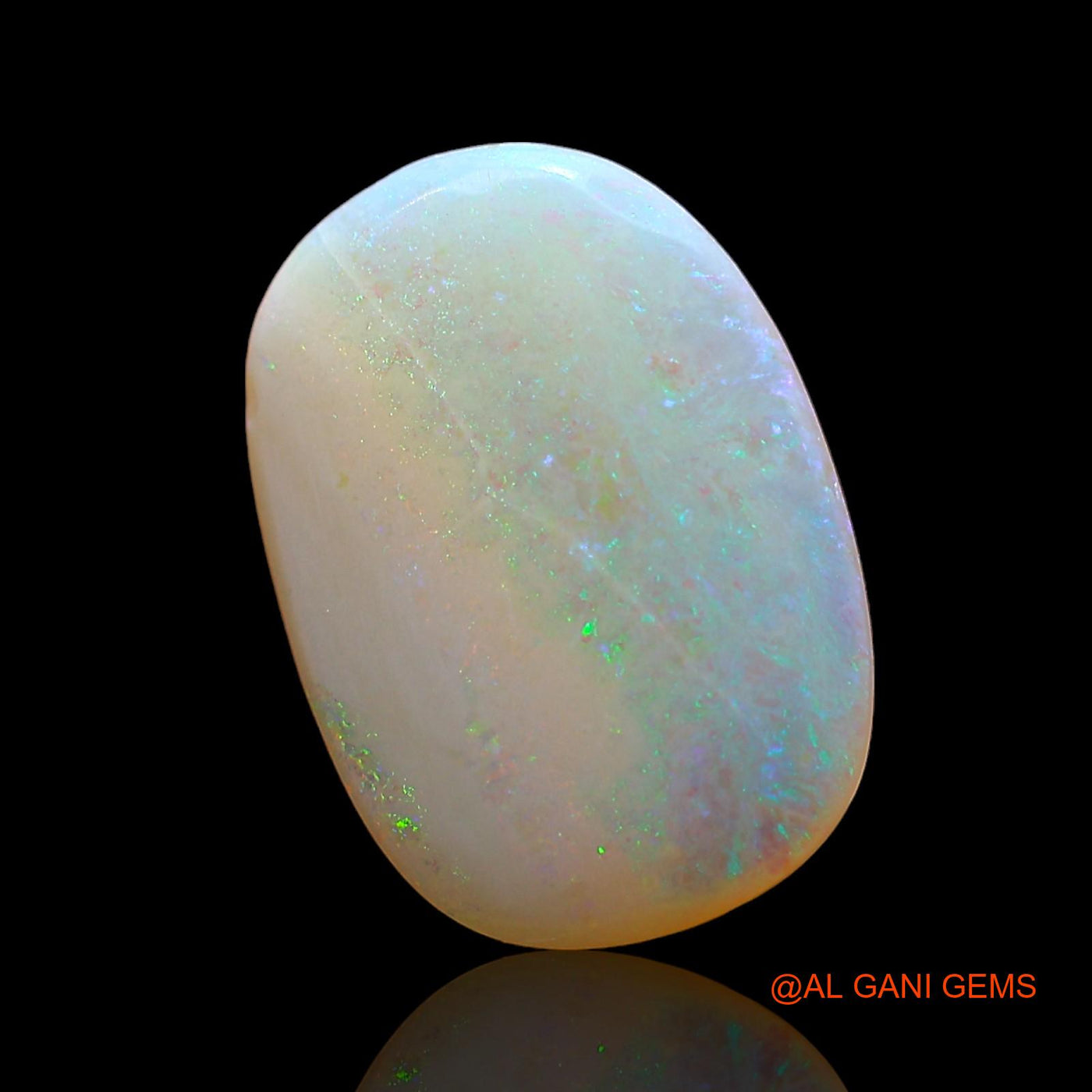 3.00 Cts Natural Australian Fire Opal Loose Gemstone Oval Cabochon 14x10x3 mm AD-903
