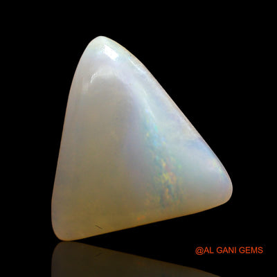 Natural Fire Opal Gemstone 3.00 Cts Loose Trillion Cabochon From Australia 12x11x3 mm AD-904