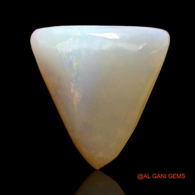 Natural Fire Opal Gemstone 3.00 Cts Loose Trillion Cabochon From Australia 12x11x3 mm AD-904