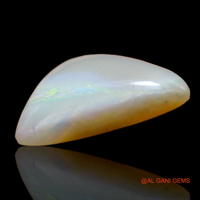 Natural Fire Opal Gemstone 3.00 Cts Loose Trillion Cabochon From Australia 12x11x3 mm AD-904
