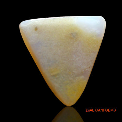 Natural Fire Opal Gemstone 3.00 Cts Loose Trillion Cabochon From Australia 12x11x3 mm AD-904