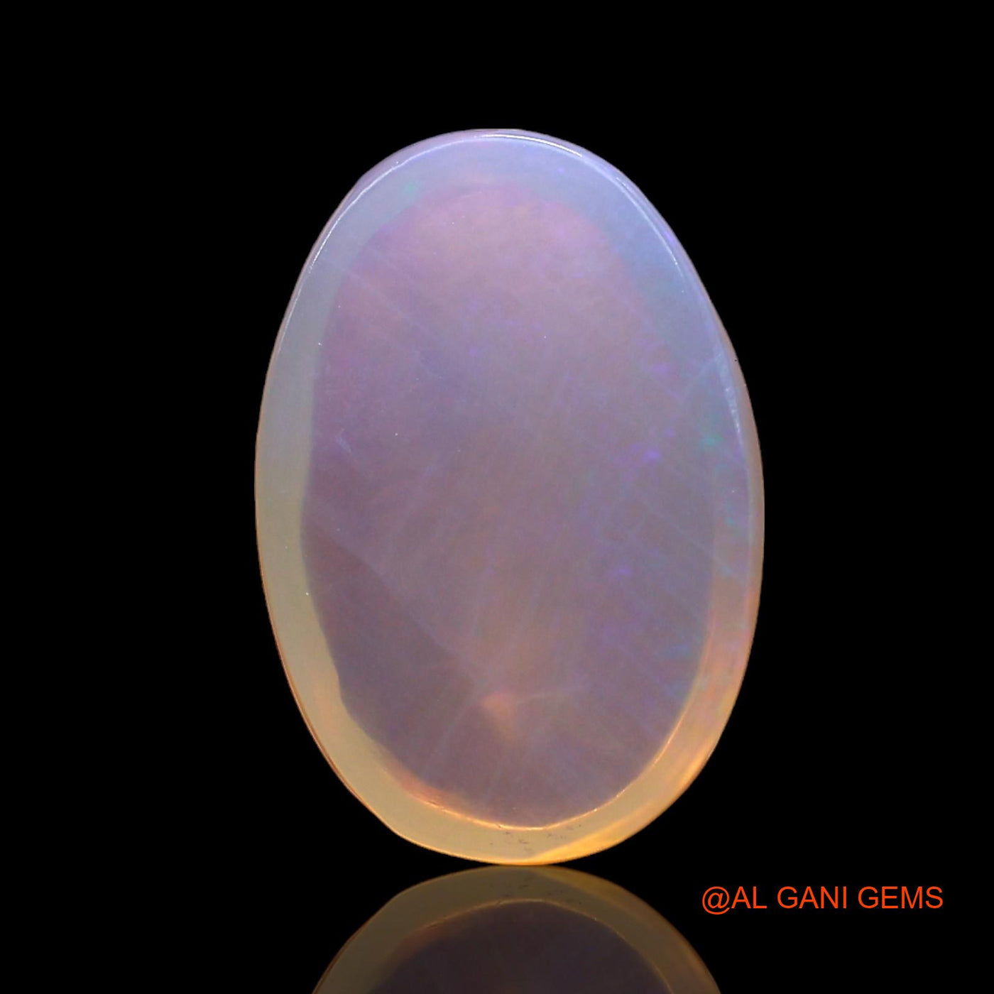 4.00 Cts Natural Australian Fire Opal Oval Cabochon Loose Gemstone For Jewelry 14x10x4 mm AD-906