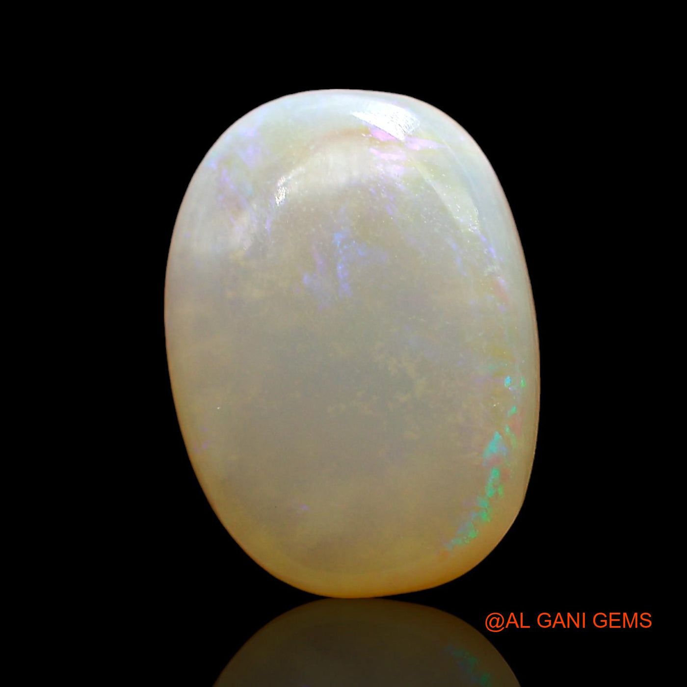 3.00 Cts Natural Australian Fire Opal Loose Gemstone Oval Cabochon 13x10x3 mm AD-907