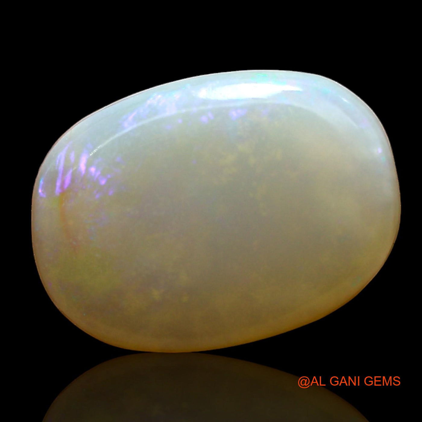 3.00 Cts Natural Australian Fire Opal Loose Gemstone Oval Cabochon 13x10x3 mm AD-907