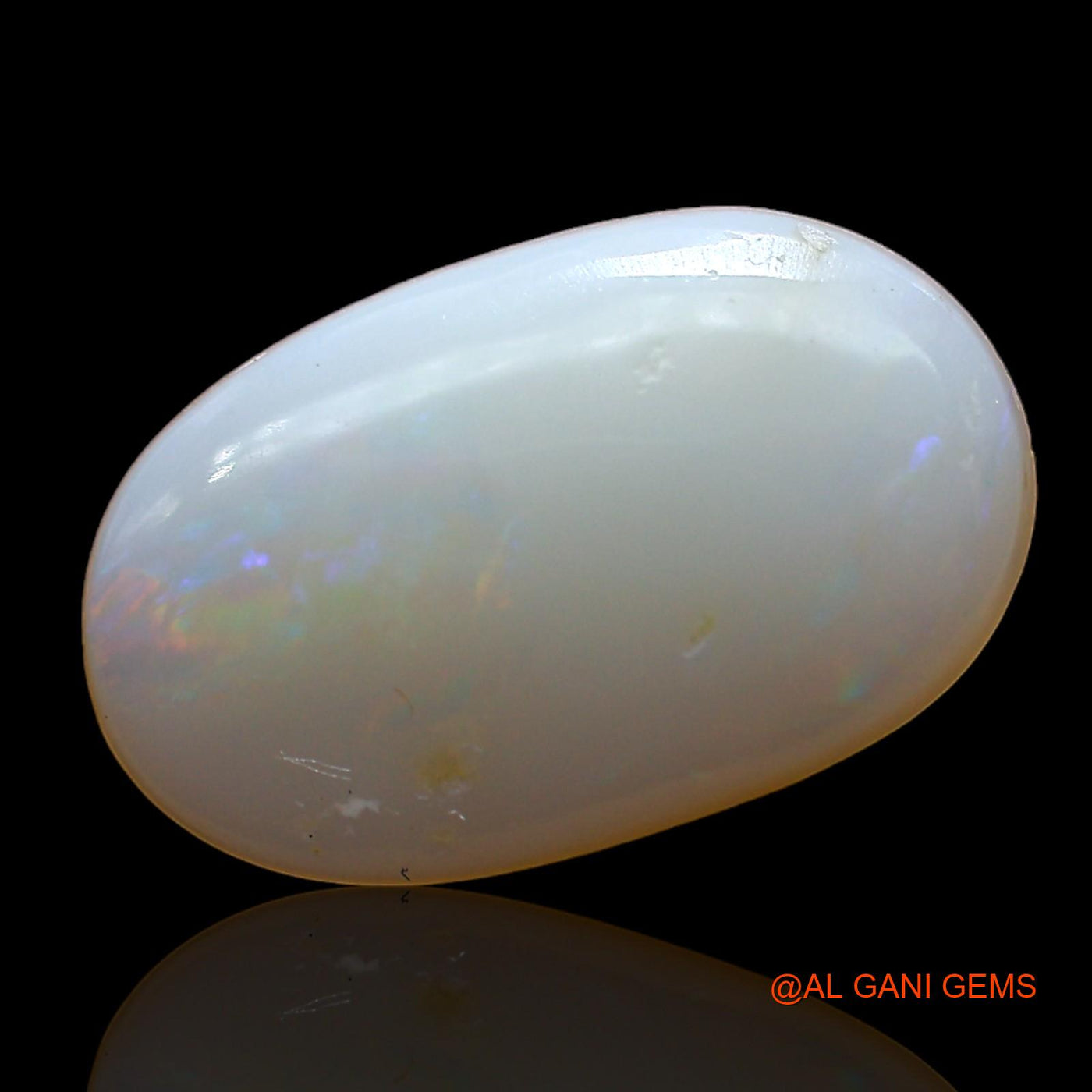 2.00 Cts Natural Australian Fire Opal Loose Gemstone Oval Cabochon 15x9x2 mm AD-909