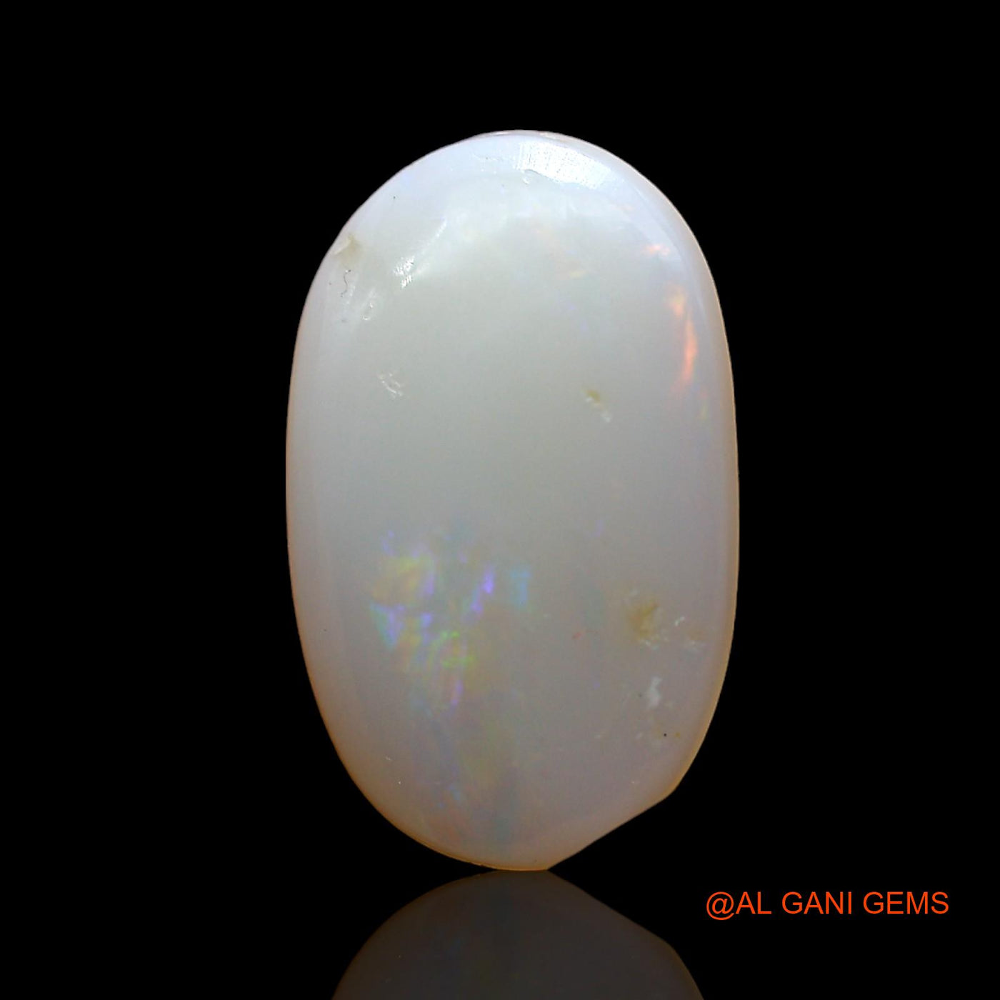 2.00 Cts Natural Australian Fire Opal Loose Gemstone Oval Cabochon 15x9x2 mm AD-909