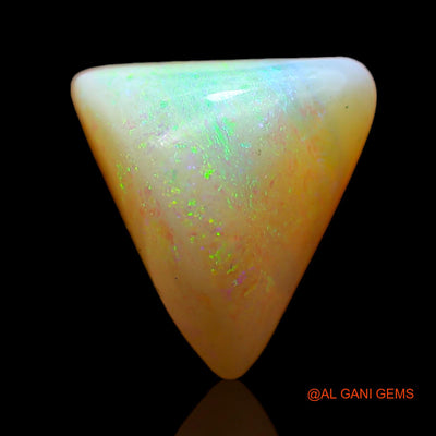 4.00 Cts Natural Australian Fire Opal Loose Gemstone Trillion Cabochon 12x11x6 mm AD-90