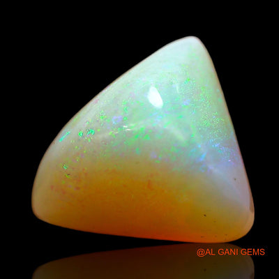 4.00 Cts Natural Australian Fire Opal Loose Gemstone Trillion Cabochon 12x11x6 mm AD-90