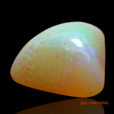 4.00 Cts Natural Australian Fire Opal Loose Gemstone Trillion Cabochon 12x11x6 mm AD-90