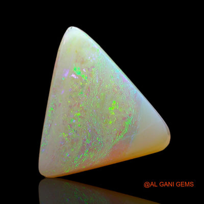 4.00 Cts Natural Australian Fire Opal Loose Gemstone Trillion Cabochon 12x11x6 mm AD-90