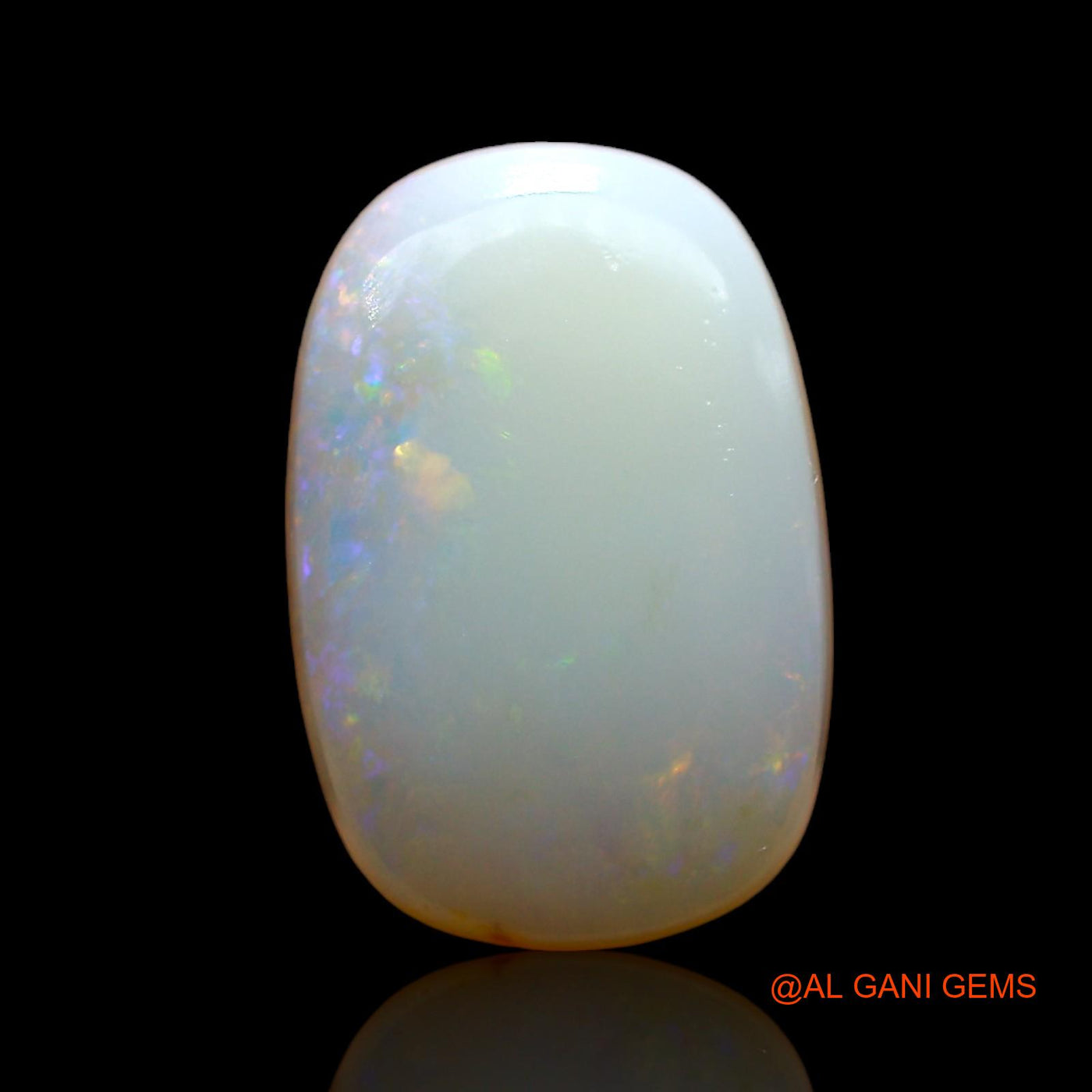 Natural Fire Opal Gemstone 3.00 Cts Loose Oval Cabochon From Australia 14x9x3 mm AD-910