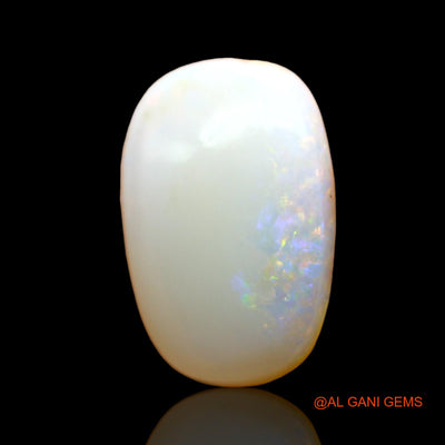 Natural Fire Opal Gemstone 3.00 Cts Loose Oval Cabochon From Australia 14x9x3 mm AD-910