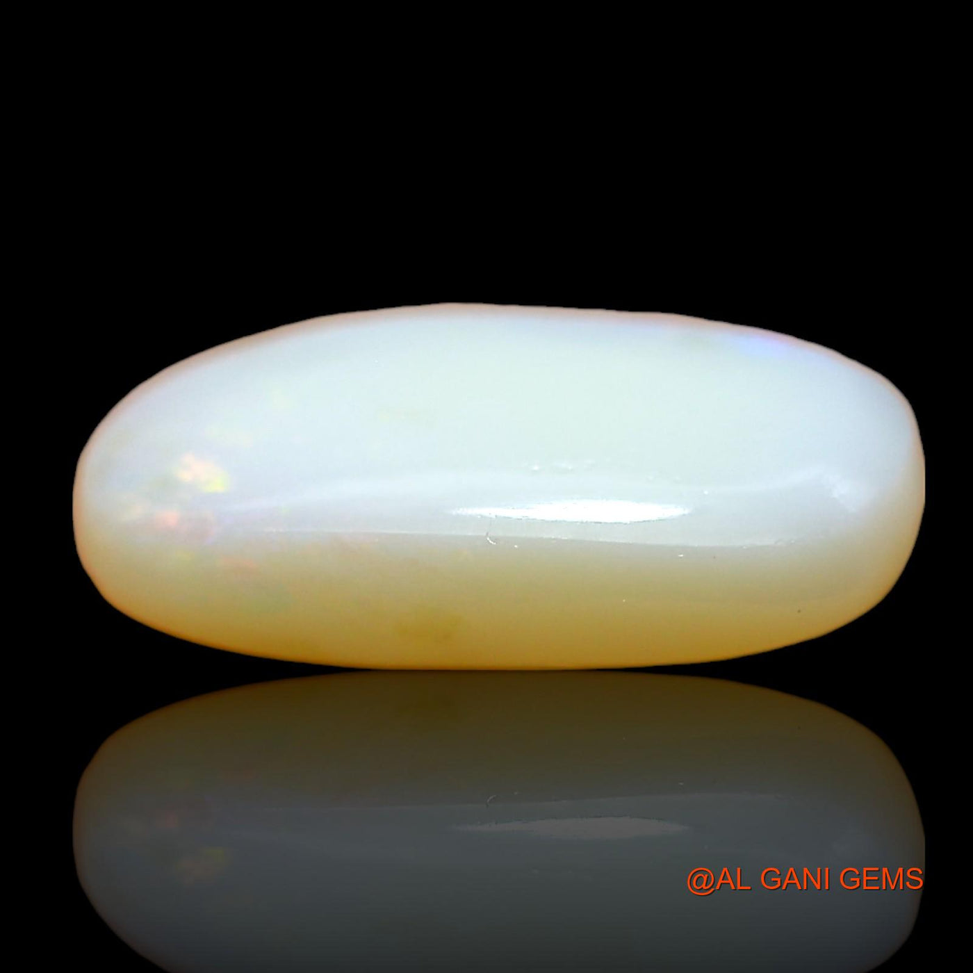 Natural Fire Opal Gemstone 3.00 Cts Loose Oval Cabochon From Australia 14x9x3 mm AD-910