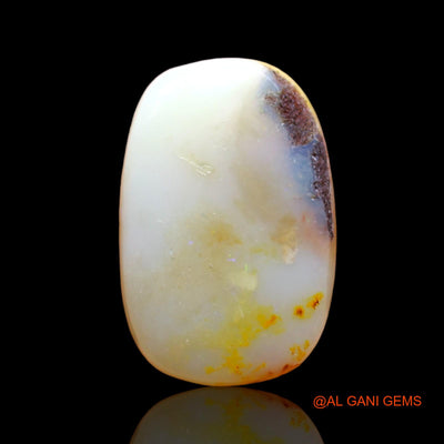 Natural Fire Opal Gemstone 3.00 Cts Loose Oval Cabochon From Australia 14x9x3 mm AD-910