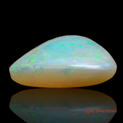 3.00 Cts Natural Australian Fire Opal Loose Gemstone Trillion Cabochon 11x10x4 mm AD-911