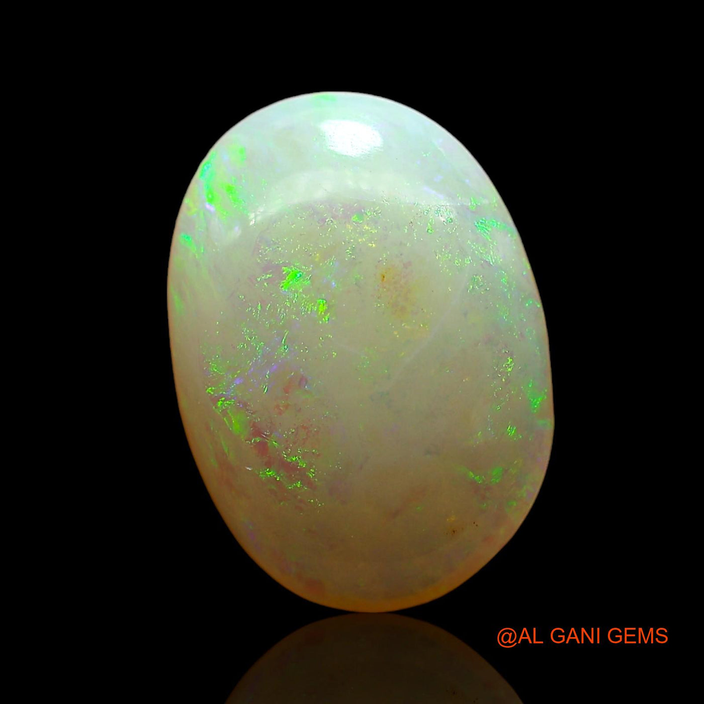 3.00 Cts Unheated Australian Fire Opal Loose Gemstone Oval Cabochon Natural 13x9x4 mm AD-913