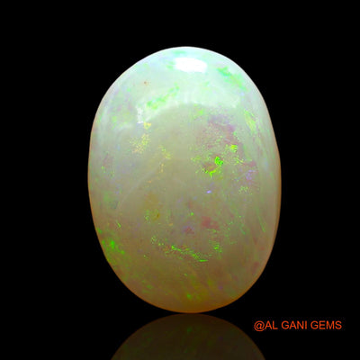 3.00 Cts Unheated Australian Fire Opal Loose Gemstone Oval Cabochon Natural 13x9x4 mm AD-913