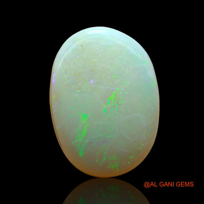 3.00 Cts Unheated Australian Fire Opal Loose Gemstone Oval Cabochon Natural 13x9x4 mm AD-913