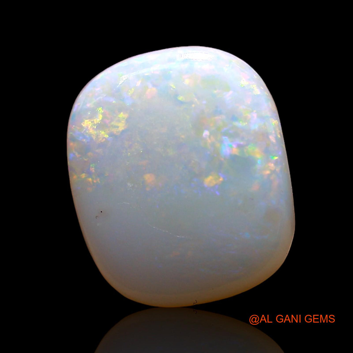 2.00 Cts Natural Australian Fire Opal Loose Gemstone Oval Cabochon 12x10x2 mm AD-914
