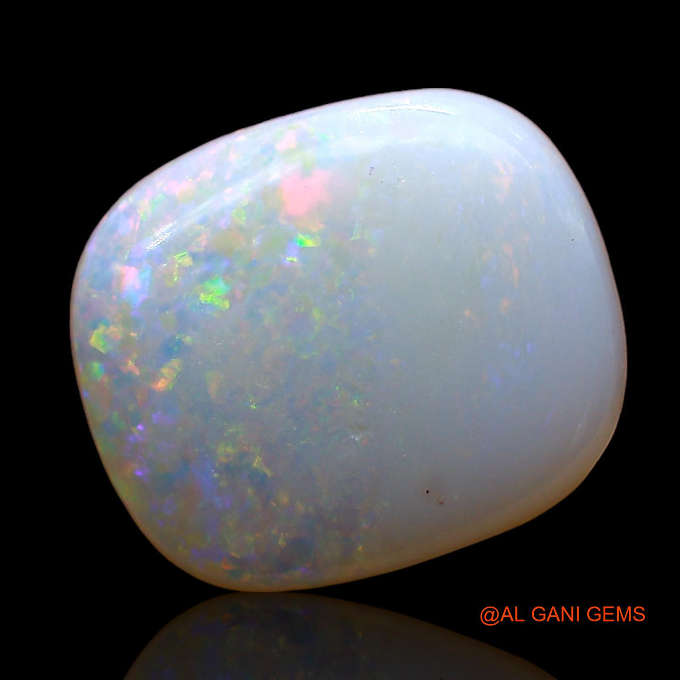 2.00 Cts Natural Australian Fire Opal Loose Gemstone Oval Cabochon 12x10x2 mm AD-914