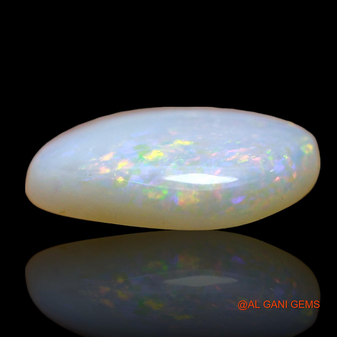 2.00 Cts Natural Australian Fire Opal Loose Gemstone Oval Cabochon 12x10x2 mm AD-914