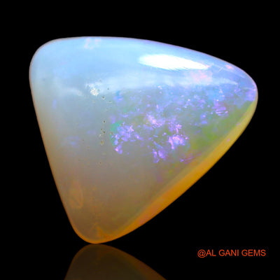 3.00 Cts Natural Australian Fire Opal Loose Gemstone Trillion Cabochon 11x11x4 mm AD-915