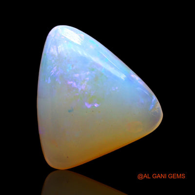 3.00 Cts Natural Australian Fire Opal Loose Gemstone Trillion Cabochon 11x11x4 mm AD-915