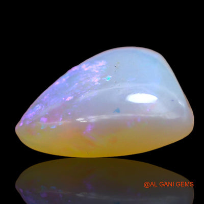 3.00 Cts Natural Australian Fire Opal Loose Gemstone Trillion Cabochon 11x11x4 mm AD-915