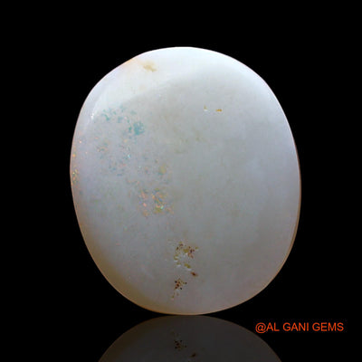Natural Untreated Fire Opal Loose Gemstone Fancy Cabochon From Australia 2.00 Cts 13x11x2 mm AD-916