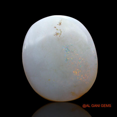 Natural Untreated Fire Opal Loose Gemstone Fancy Cabochon From Australia 2.00 Cts 13x11x2 mm AD-916