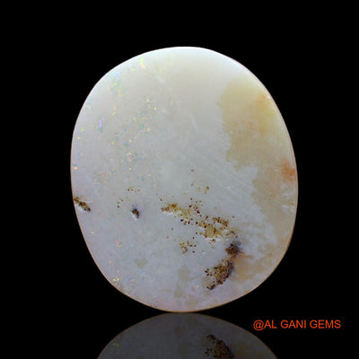 Natural Untreated Fire Opal Loose Gemstone Fancy Cabochon From Australia 2.00 Cts 13x11x2 mm AD-916