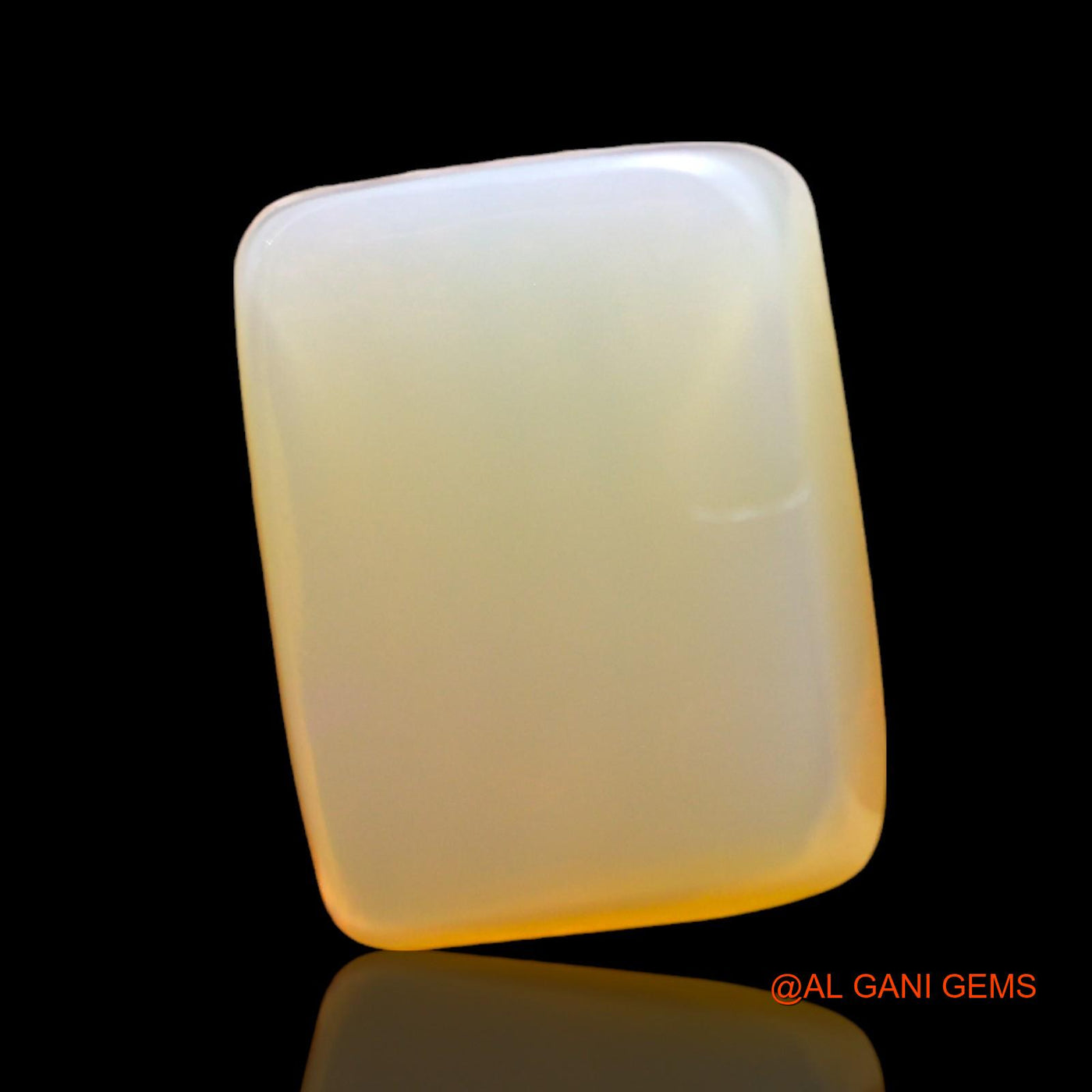 6.00 Cts Natural Australian Fire Opal Square Cabochon Loose Gemstone For Jewelry 12x9x6 mm AD-919