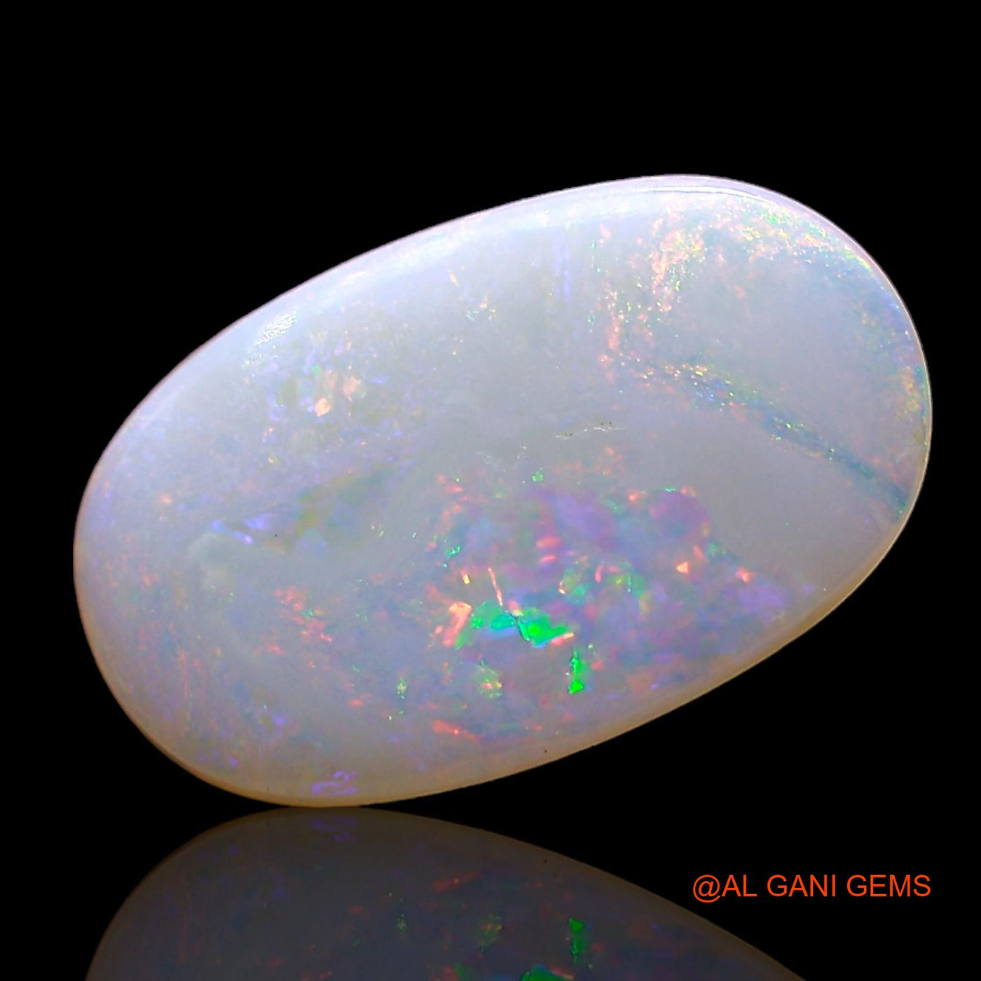 Natural Untreated Fire Opal Loose Gemstone Oval Cabochon From Australia 1.00 Cts 14x9x1 mm AD-920