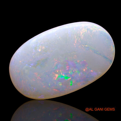 Natural Untreated Fire Opal Loose Gemstone Oval Cabochon From Australia 1.00 Cts 14x9x1 mm AD-920